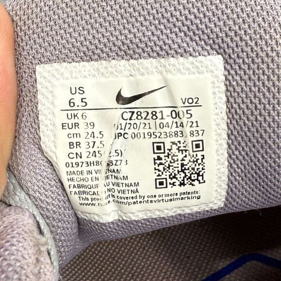 Nike Shoes Mens 6.5 Metcon 7 Grey Athletic Crossfit Workout Sneakers CZ8281-005 - Picture 9 of 9